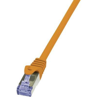 LogiLink CQ3058S RJ45 Netwerkkabel, patchkabel CAT 6A S/FTP 2.00 m Oranje Vlambestendig, Snagless 1 stuk(s) LogiLink CQ3058S RJ45 Netwerkkabel, patchkabel CAT 6A S/FTP 2.00 m Oranje Vlambestendig, Snagless 1 stuk(s)