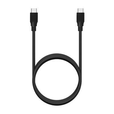 AISENS - A107-0702 - USB 3.2 Gen2X2 kabel 20 Gbps 8K @30Hz 5A 100W E-marker, type USB-C/M-USB-C/M, zwart, 1,0 m