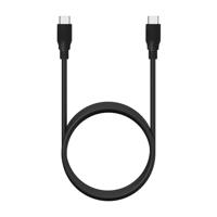 AISENS - A107-0702 - USB 3.2 Gen2X2 kabel 20 Gbps 8K @30Hz 5A 100W E-marker, type USB-C/M-USB-C/M, zwart, 1,0 m - thumbnail