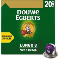Douwe Egberts Lungo Moka koffiecapsules, pak van 20 stuks - thumbnail
