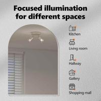 VidaXL Plafondspot met schijnwerpers nikkel 12 x 8 cm staal - thumbnail