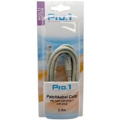 Enzo pro-1 patchkabel utp cat6 2.0 meter 9280120 Enzo pro-1 patchkabel utp cat6 2.0 meter 9280120
