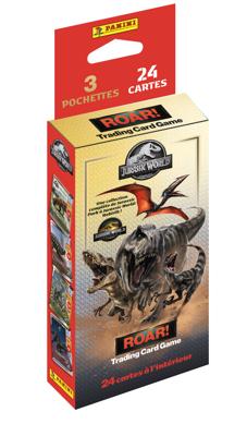 Blister - PANINI - JURASSIC WORLD 4 TCG - 3 tasche - 24 carte
