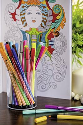 STABILO Viltstift Pen 68 ColorParade 6820-04 Veelkleurig gesorteerd 1 mm 20 stuk(s) STABILO Viltstift Pen 68 ColorParade 6820-04 Veelkleurig gesorteerd 1 mm 20 stuk(s)