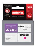 Activejet AB-525MN inkt (Brother LC525M vervanging; Supreme; 15 ml; rood) - thumbnail