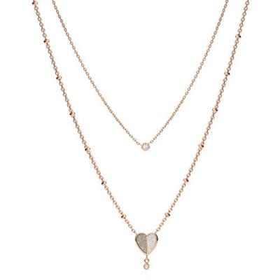 Fossil collier JF03648791 Vintage Glitz rosé