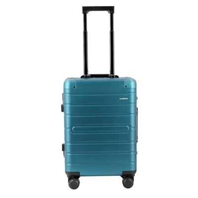 Alumaxx JU-45189 Aluminium Koffer GRAVITY + 4 Wielen 56x37x21 cm Blauw