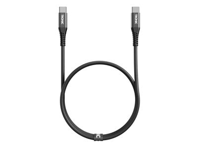TRONIC Laadkabel 1 m (USB-C - USB-C zwart)