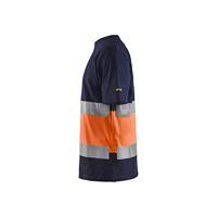 Blåkläder T-Shirt High-Vis 33871030 | Marineblauw/Oranje | Maat XXL - 7330509616307 - thumbnail