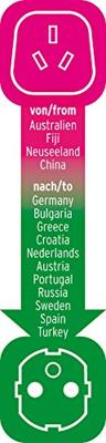 Reisadapter Australië/China-naar-Europa Geaard