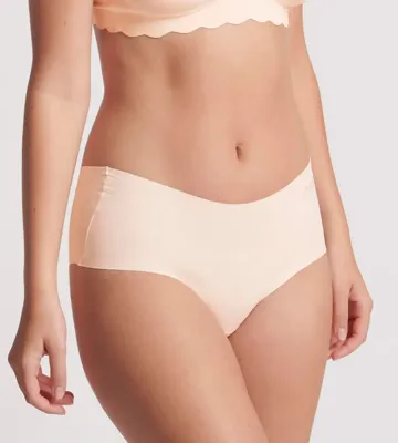 Dames Zero short Invisible - microfiber 2.0 - Onzichtbare naadloze boxershort - Katoenen kruisje