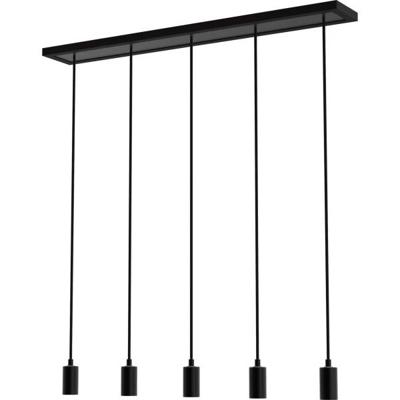 Segula Zwarte hanglampMadox 5-lichts recht - SG-70168