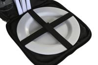 Picknickset DKD Home Decor 28,5 x 20 x 39 cm Donker grijs - thumbnail