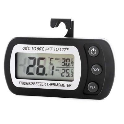 2 stks digitale LCD thermometer koelkast temperatuur sensor vriezer thermometer (zwart)