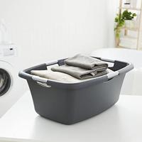 Rotho Flowers Wasmand 50L Antraciet - thumbnail