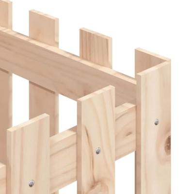 Plantenbak met hekontwerp 40x40x40 cm massief grenenhout Plantenbak met hekontwerp 40x40x40 cm massief grenenhout