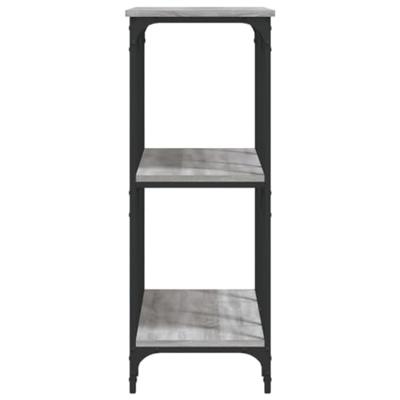 Wandtafel 102x35x90 cm bewerkt hout grijs sonoma eikenkleurig