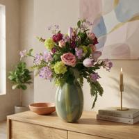 Kunstboeket Mette Emmen 70 cm - thumbnail