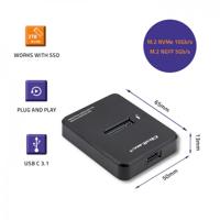 Qoltec 50313 behuizing voor opslagstations SDD-behuizing Zwart M.2 - thumbnail