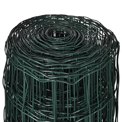 VidaXL Euro hek 10x1,2 m staal groen