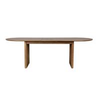 Dutchbone Uitschuifbare Eettafel 'Barlet' Walnoot, 200/240 x 90cm - thumbnail