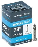 Deli tire binnenband 28/29 inch sv-19 28/29x1.75/2.125 47/57-622 43 mm - thumbnail