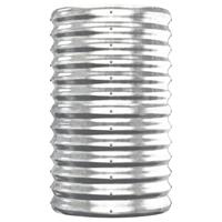 VidaXL Plantenbak 152x40x68 cm gepoedercoat staal zilverkleurig - thumbnail