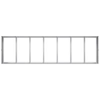 Plantenbak 280x80x40 cm gegalvaniseerd staal - thumbnail