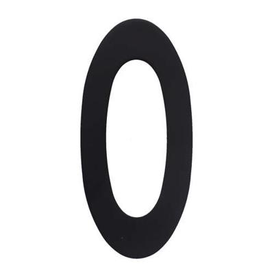 Intersteel Huisnummer 0Numbra zwart - 0023.402040