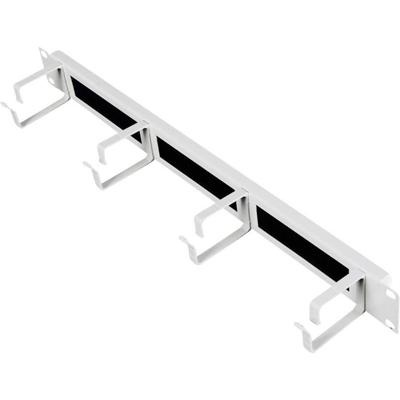 ROLINE 19-inch rangeerpaneel 1 U, met borstelstrook 44x60mm grijs ROLINE 19-inch rangeerpaneel 1 U, met borstelstrook 44x60mm grijs