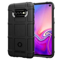 Volledige dekking schokbestendig TPU Case voor Galaxy S10e (zwart) - thumbnail
