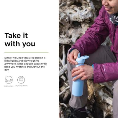 Klean Kanteen Classic Narrow met flipsportdop, 532ml/18oz Drinkfles Klean Kanteen Classic Narrow met flipsportdop, 532ml/18oz Drinkfles