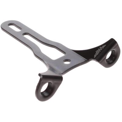 VWP co2 patronenhouder zwart voor 2 patronen met draad