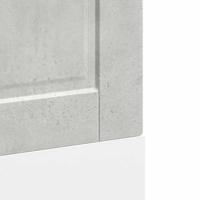 Vaatwaspaneel Porto 60x1,5x67 cm bewerkt hout betongrijs - thumbnail