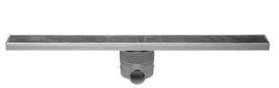 Easy Drain Tegeldrain tegelgoot 9.8x90cm met zijuitloop 50mm RVS edt900