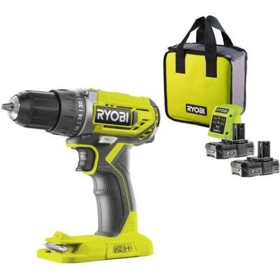 Ryobi R18DD2-220S | ONE+ | 18V | Li-ion | accu boor-/schroefmachine | set - 5133003821