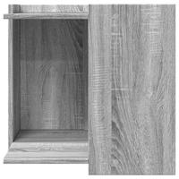 VidaXL Kattenbakkast 53x53x51 cm bewerkt hout grijs sonoma eikenkleur - thumbnail