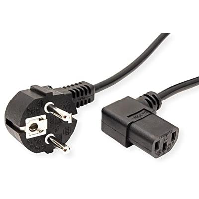 VALUE stroomkabel, haaks IEC-Female, zwart, 1,8 m