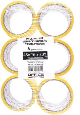 OFFICE products verpakkingstape, ft 48 mm x 46 m, geel