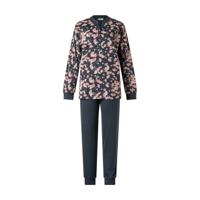 Lunatex dikke tricot dames pyjama - Lange mouwen - leaves - thumbnail