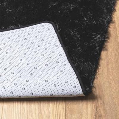 Hoogpolig vloerkleed NAVARRA 240x340 cm polyester zwart