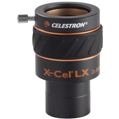 Celestron 93529 1.25 Inch X-Cel LX 2x Barlow Lens, Zwart