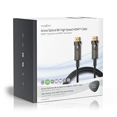 Nedis High Speed ??HDMI-Kabel met Ethernet | 48 Gbps | 100 m | 1 stuks - CVBG3500BK1000 CVBG3500BK1000