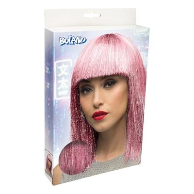 Boland Pruik crazy roze