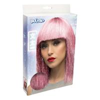 Boland Pruik crazy roze - thumbnail