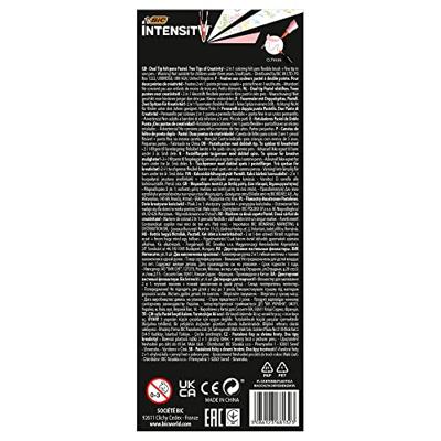 Bic viltstift Intensity Dual tip, etui van 6 stuks, pastel