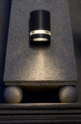 Lutec Focus GU10-Buitenwandlamp (zwart) Lutec Focus GU10-Buitenwandlamp (zwart)