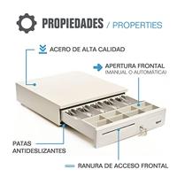 Kassa lade iggual IGG317440 Wit - thumbnail