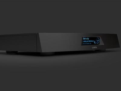 Lumin U2 muziekstreamer transport zwart