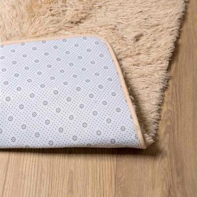 Hoogpolig vloerkleed NAVARRA 240x240 cm polyester beige Hoogpolig vloerkleed NAVARRA 240x240 cm polyester beige
